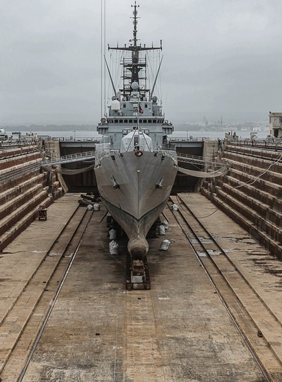 Il bacino di carenaggio in muratura Ferrati di Taranto, tra i più